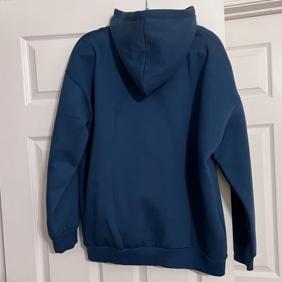 Carhartt Men's Deep Blue Hoodie - Picture 2 of 4